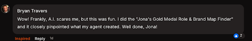 Bryan Travers AI comment